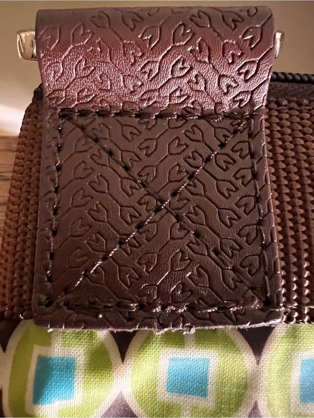 MY by Michele & Yvette‎ Patterned Orange Crossbody Bag